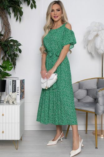 Платье Марианна (зеленое) П10442
