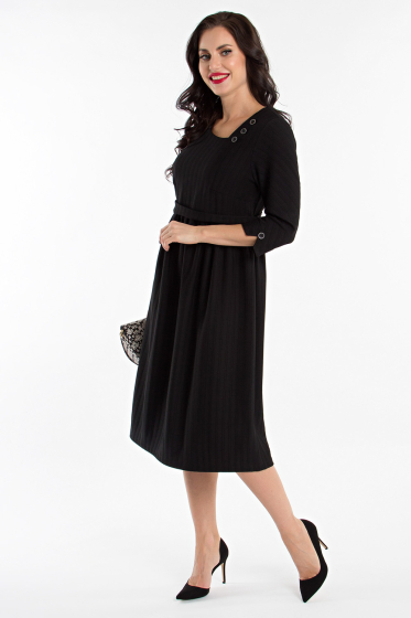 Платье "Мейбл" (черное) П1839