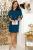 Платье "Кайла" (лазурно-синее) П4695