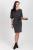 Платье Девушка с обложки (черный графит) П1187-12