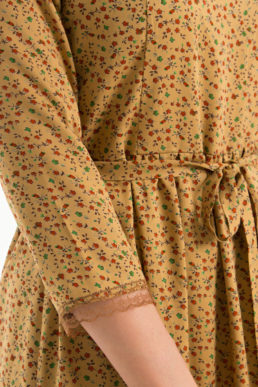 Платье Прованс (карамель, цветочек) П1284-11