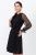 Платье ХИТ-Парад (черный блеск, рукав сетка) П1170-15