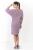 Платье трикотажное "Элли" (лиловое с люрексом) П1254-8